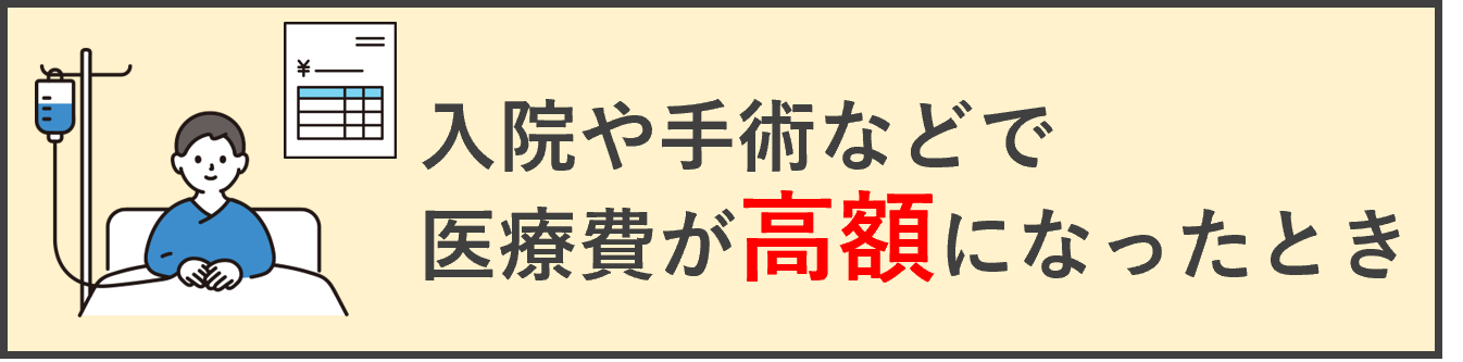 医療費が高額になったとき